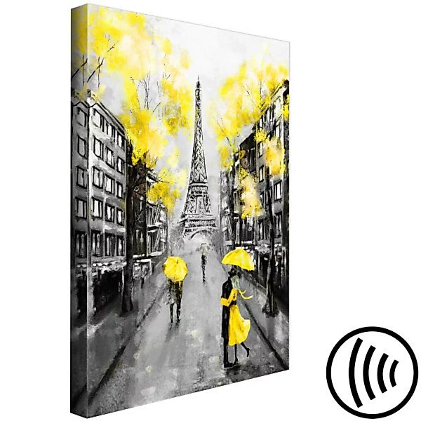 Wandbild Paris Rendez-Vous (1 Part) Vertical Yellow XXL günstig online kaufen