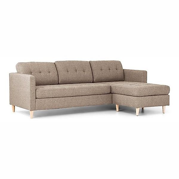 ebuy24 Marino Sofa Chaiselongsofa Rechts oder Links Gewendet in Hellbraun S günstig online kaufen