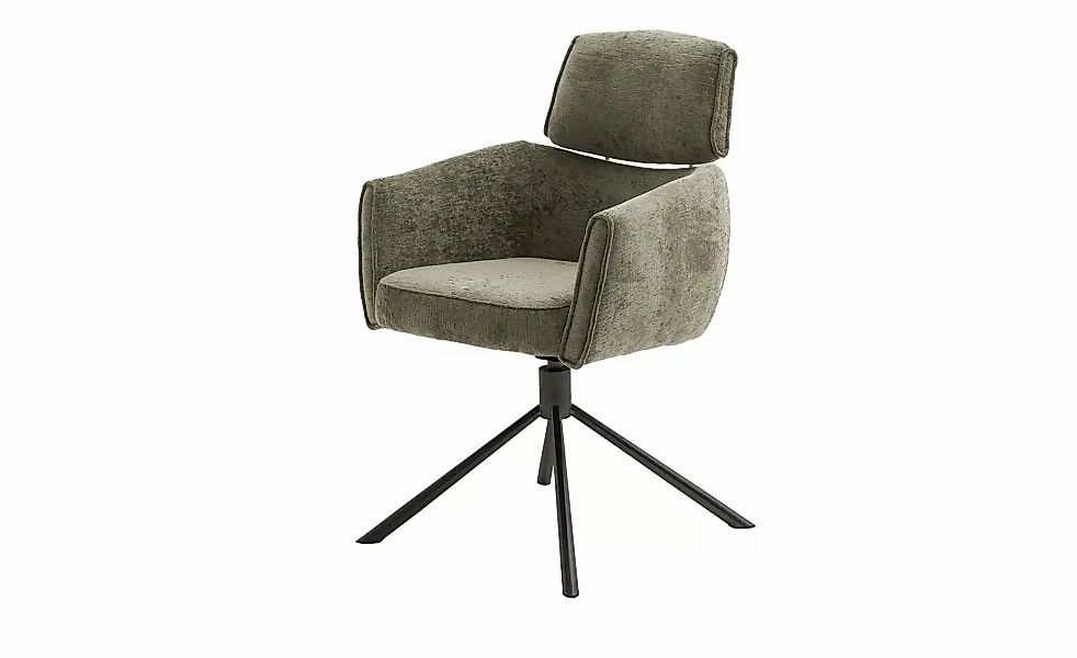 Jette Home Armlehnstuhl drehbar Becky ¦ grün ¦ Maße (cm): B: 61 H: 91 T: 64 günstig online kaufen