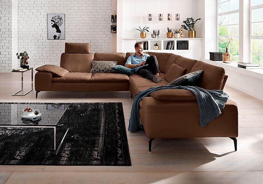 W.SCHILLIG Ecksofa »valentinoo, Designsofa, elegant und bequem, L-Form«, (S günstig online kaufen