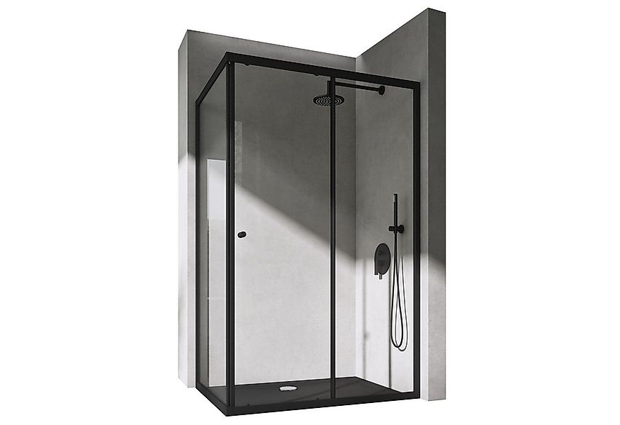 doporro Eckdusche Duschkabine Duschabtrennung Eckeinstieg ESG-Glas mit Nano günstig online kaufen