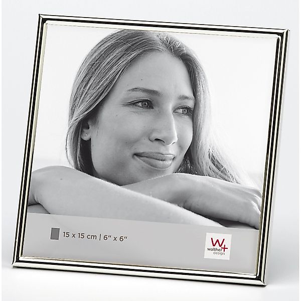 walther design Chloe Portrait Bilderrahmen  15X15 cm  Silber günstig online kaufen