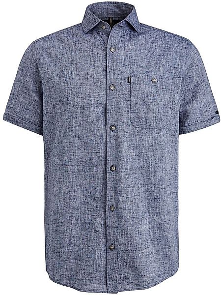 Vanguard Short Sleeve Hemd Leinen Blau - Größe XXL günstig online kaufen