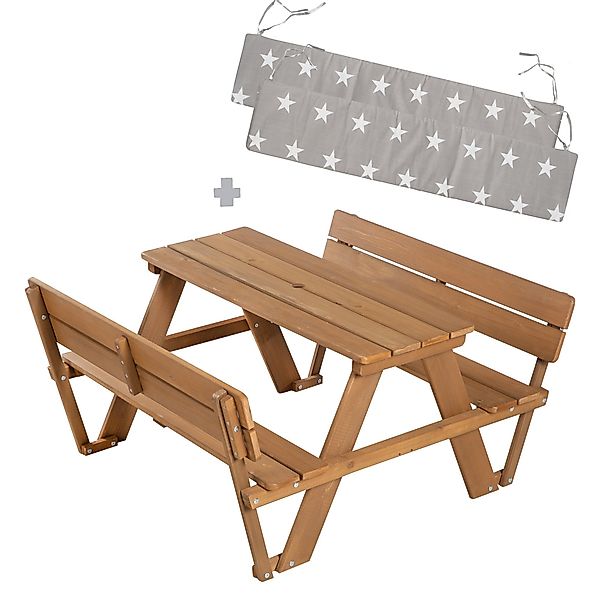 roba® Garten-Kindersitzgruppe Outdoor+, mit 2 Bänken, günstig online kaufen