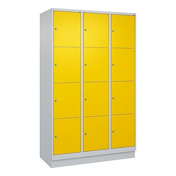 C+P Garderobenschrank Fächerschrank Classic Plus, 4 Fächer übereinander, Ab günstig online kaufen