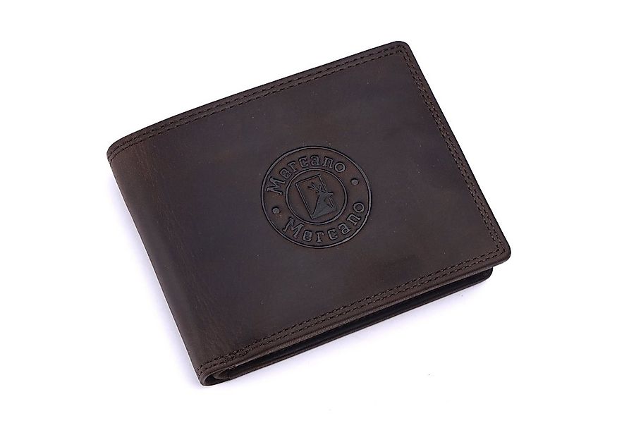 Mercano Geldbörse für Herren aus Vintage-Leder (inkl. Geschenkbox), Doppeln günstig online kaufen