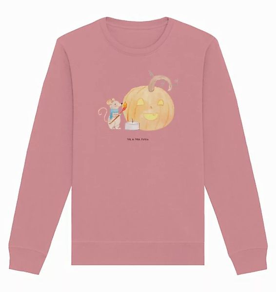 Mr. & Mrs. Panda Longpullover Größe M Kürbis Maus - Canyon Pink - Geschenk, günstig online kaufen