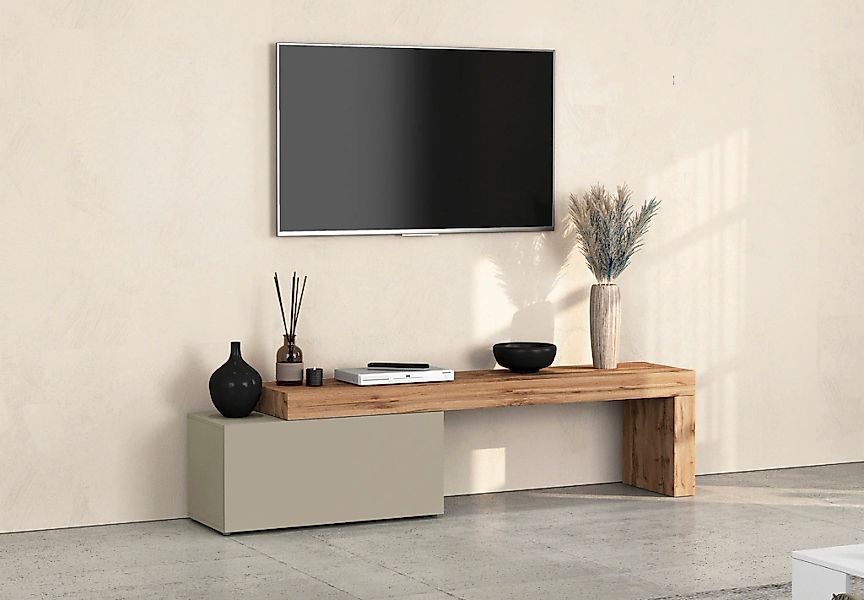 INOSIGN Lowboard "Chronos TV-Board, TV-Schrank" Breite verstellbar von 180 günstig online kaufen