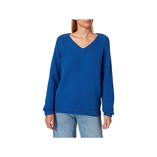 camel active Strickpullover blau regular fit (1-tlg) günstig online kaufen