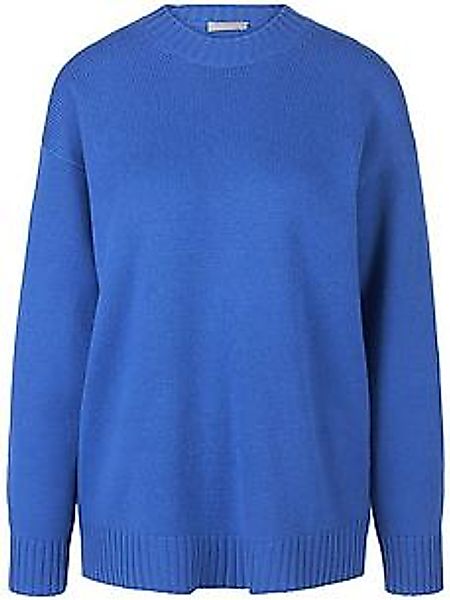Rundhals-Pullover Peter Hahn blau günstig online kaufen