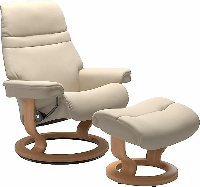 Stressless Relaxsessel "Sunrise" Set, Relaxsessel mit Hocker, mit Classic B günstig online kaufen