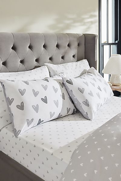 Next Spannbettlaken Bedrucktes Spannbettlaken und Kissenbezug günstig online kaufen