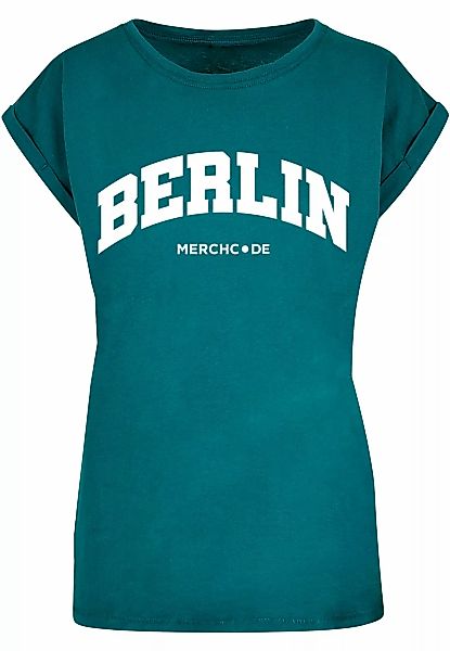 Merchcode T-Shirt "Merchcode Damen Ladies Berlin Wording - T-Shirt" günstig online kaufen