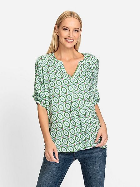 heine Klassische Bluse Druckbluse 3/4-Arm günstig online kaufen