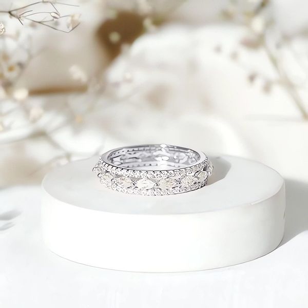 Jumpeak Diamantring Diamant Ring Damen, Labordiamant, günstig online kaufen
