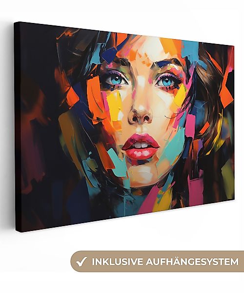 OneMillionCanvasses® Leinwandbild Frau - Porträt - günstig online kaufen