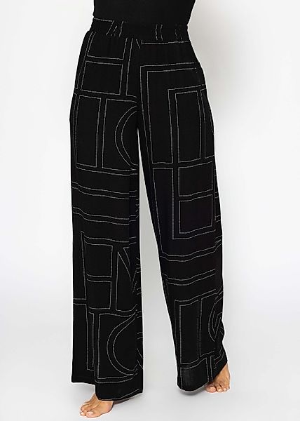 SASSYCLASSY Stoffhose Schlupfhose mit Print für günstig online kaufen