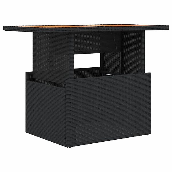 vidaXL Gartentisch, Outdoor Tisch Schwarz 100x55x73 günstig online kaufen