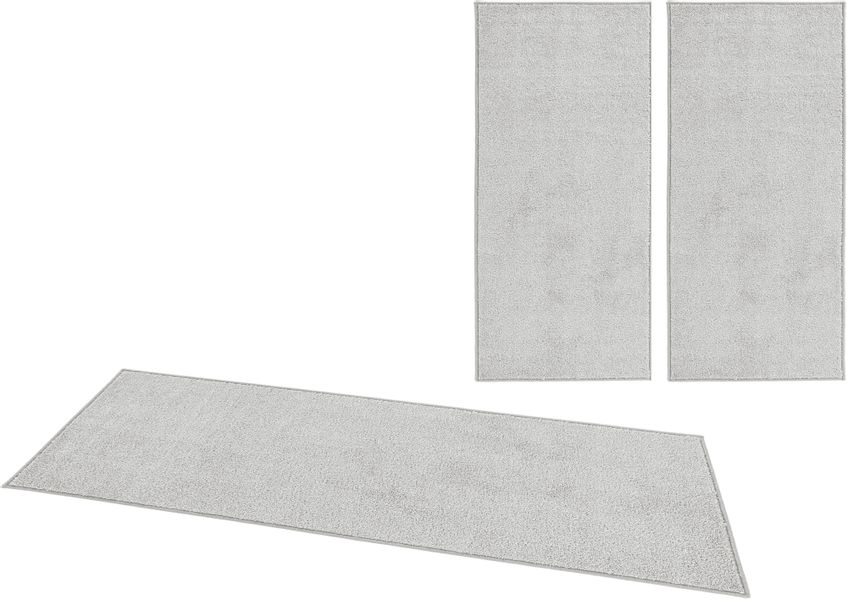 HANSE Home Bettumrandung »Pure 100« Höhe 13 mm 3 Stk. tlg. Kurzflor, Unifar günstig online kaufen