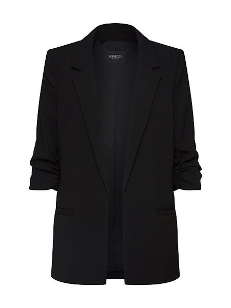 SOAKED IN LUXURY Kurzblazer Shirley (1-tlg) Drapiert/gerafft günstig online kaufen