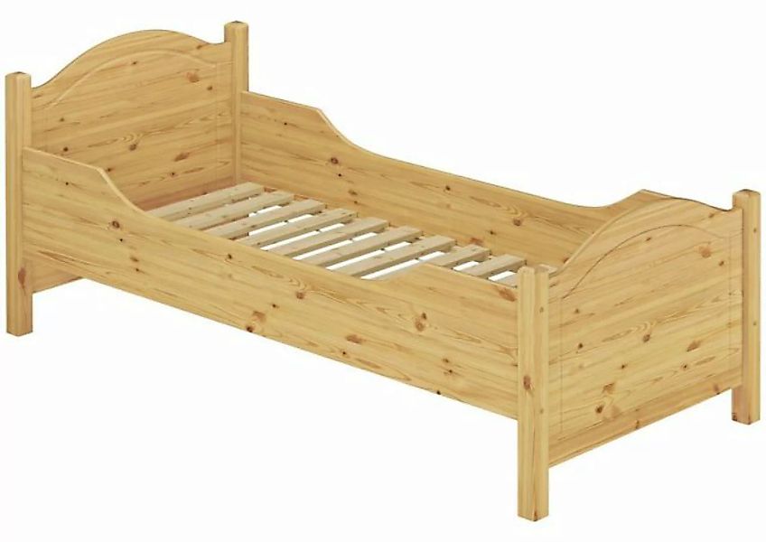 Erst-Holz® Überlanges Einzelbett Kiefer 120x220 mit Federholzrahmen natur G günstig online kaufen