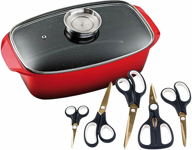 KING Bräter Set, 7 Stk. tlg. Aluminiumguss günstig online kaufen