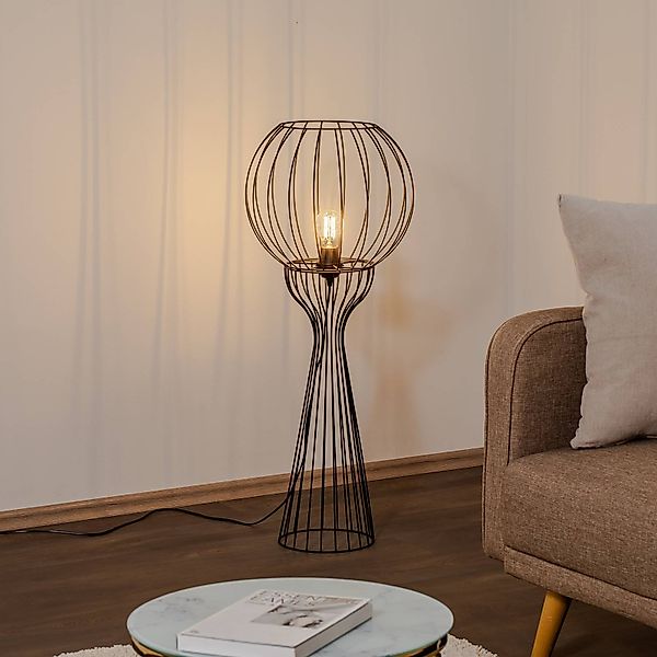 Stehleuchte Mercure, schwarz, Metall/ Kunststoff, Höhe 93 cm günstig online kaufen
