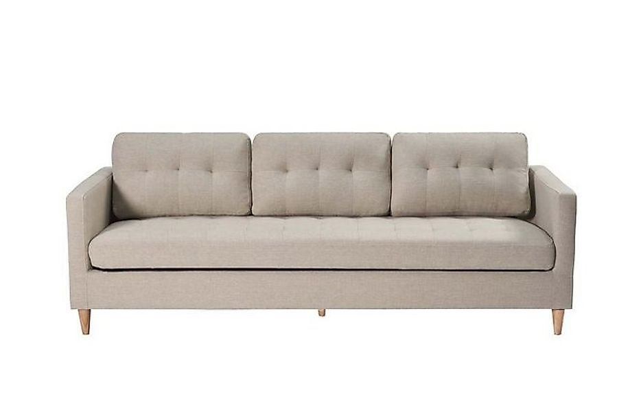 ebuy24 3-Sitzer Marino Sofa 3 Personen Stoff sandfarben. günstig online kaufen