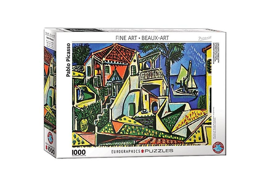Puzzle 1000 Teile Puzzle - Puzzle - Picasso - Mediterrane Landschaft, Puzzl günstig online kaufen