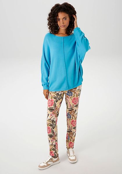 Aniston CASUAL Strickpullover, mit langen Fledermaus-Ärmeln günstig online kaufen