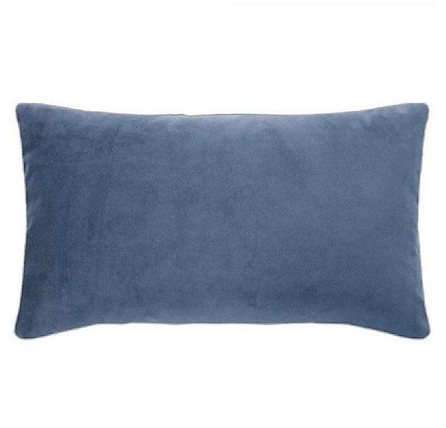 PAD Kissenhülle Kissenhülle Samt Smooth Dusty Blue (25x50cm) günstig online kaufen