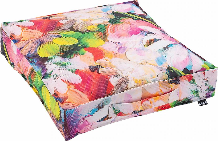 H.O.C.K. Sitzkissen "Flower", (1 St.), in sommerlichen Farben günstig online kaufen