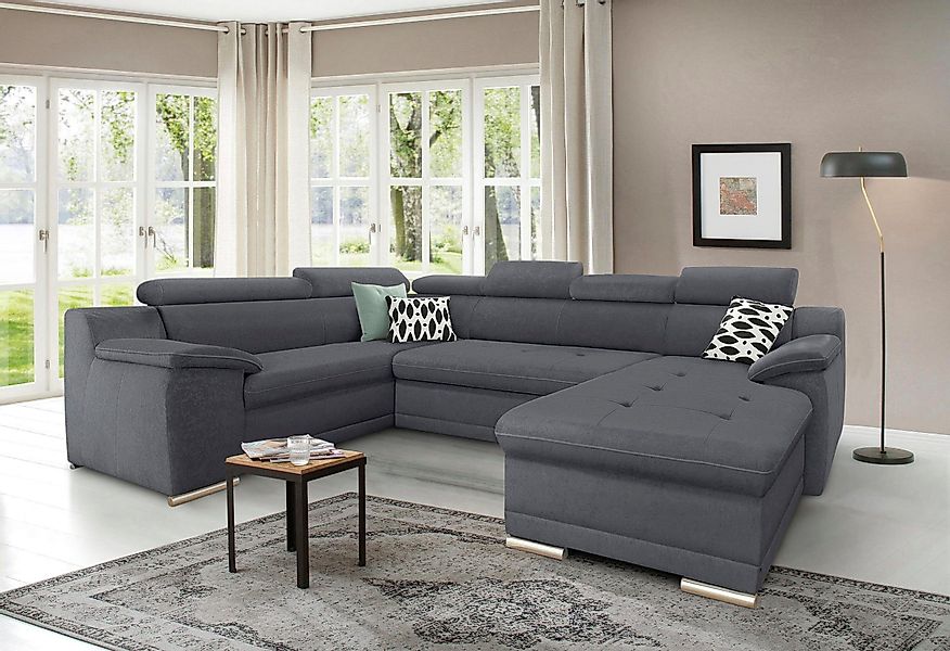 sit&more Wohnlandschaft Andiamo U-Form, mit Kopfteilverstellung, günstig online kaufen