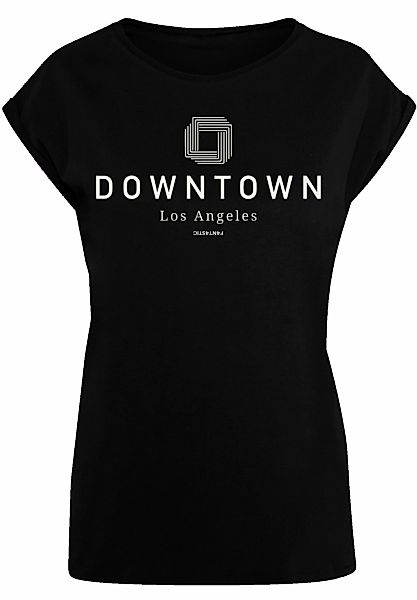 F4NT4STIC T-Shirt "PLUS SIZE Downtown LA Muster", Print günstig online kaufen