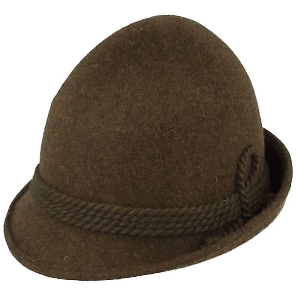 Breiter Trachtenhut Spitzkopf Trachtenhut aus Wollfilz günstig online kaufen