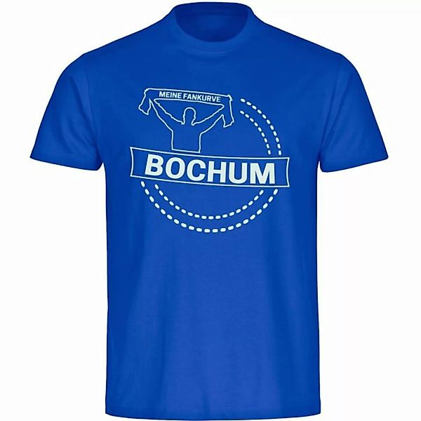 multifanshop T-Shirt Herren Bochum - Meine Fankurve - Männer günstig online kaufen