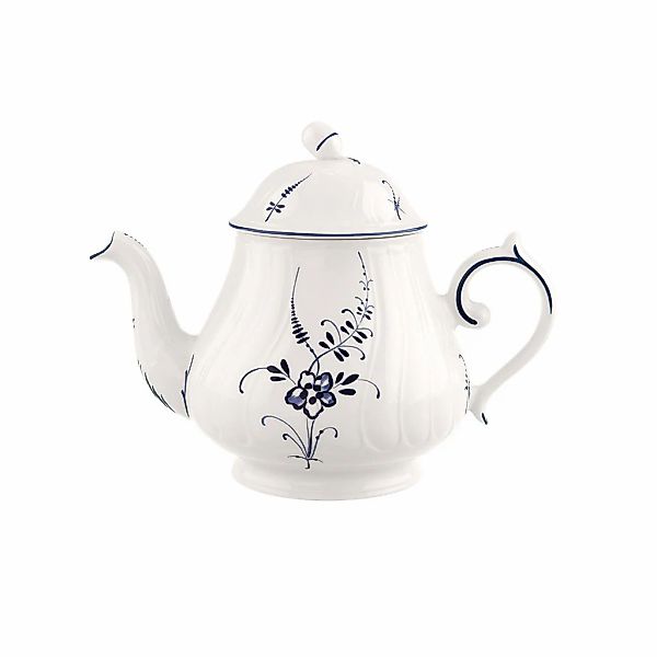 Villeroy & Boch Teekanne "Teekanne Vieux Luxembourg 1,1 Liter weiß-blau" günstig online kaufen