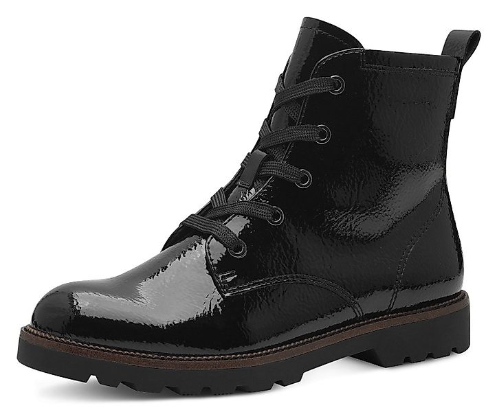 Tamaris Schnürboots, Blockabsatz, Schnürstiefelette in veganer günstig online kaufen