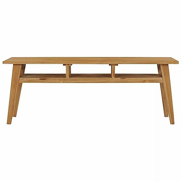 Tv-schrank 120x35x45 Cm Teak Massivholz günstig online kaufen