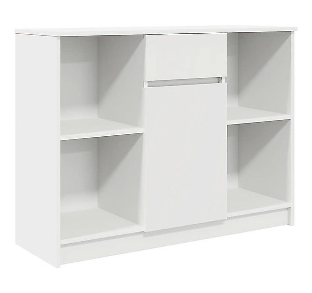 vidaXL Sideboard Sideboard mit Schublade Weiß 101x35x76 cm Holzwerkstoff (1 günstig online kaufen