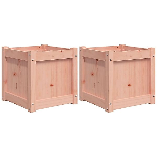 vidaXL Blumentopf Pflanzkübel 2 Stk. Massivholz günstig online kaufen