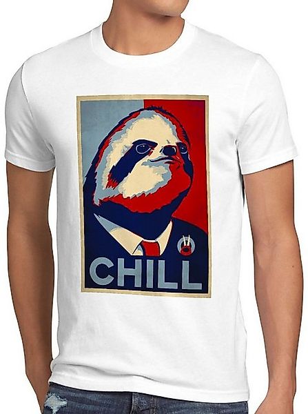 style3 T-Shirt CHILL lässig faultier kampagne günstig online kaufen