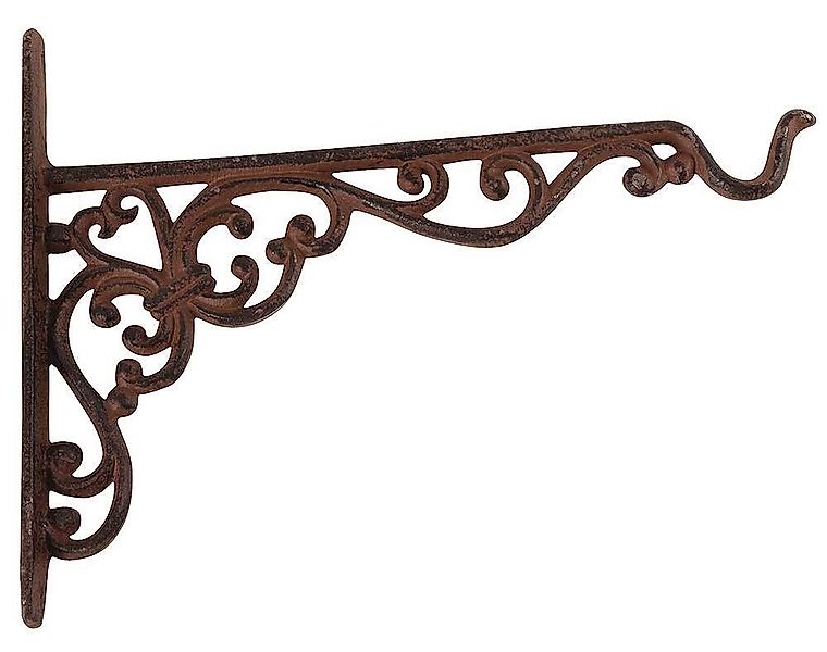 Wandhaken für Blumenampel Wandhalter Blumentopf Hängekorb Gusseisen Braun V günstig online kaufen