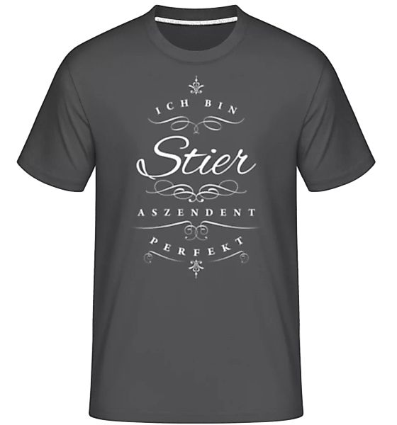 Ich Bin Stier Aszendent Perfekt · Shirtinator Männer T-Shirt günstig online kaufen