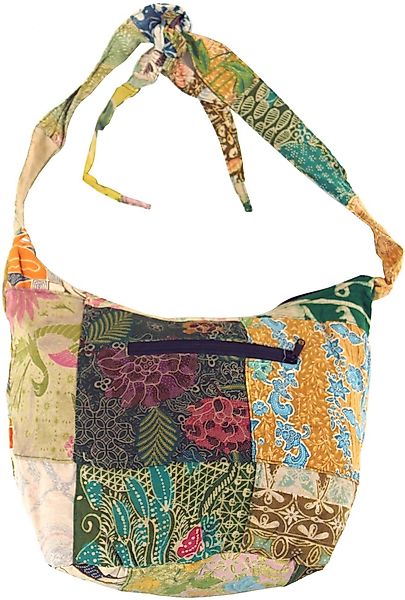 Guru-Shop Schultertasche Patchwork Batik Beutel, Sadhu günstig online kaufen