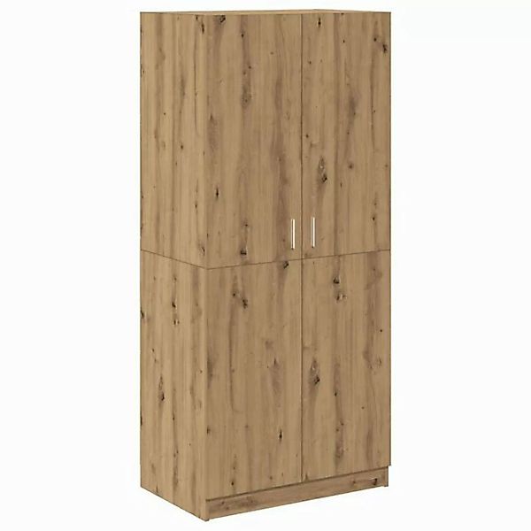 vidaXL Schrankmodule Kleiderschrank Artisan-Eiche 90x52x200 cm Holzwerkstof günstig online kaufen