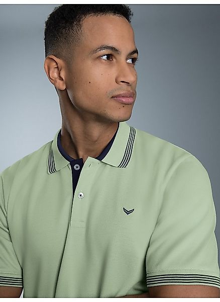 Trigema Poloshirt TRIGEMA Poloshirt mit kontrastfarbigen Akzenten (1-tlg) günstig online kaufen