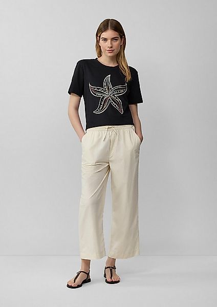 s.Oliver Culotte Hose Leichte Culotte im Relaxed Fit aus Baumwollmix günstig online kaufen