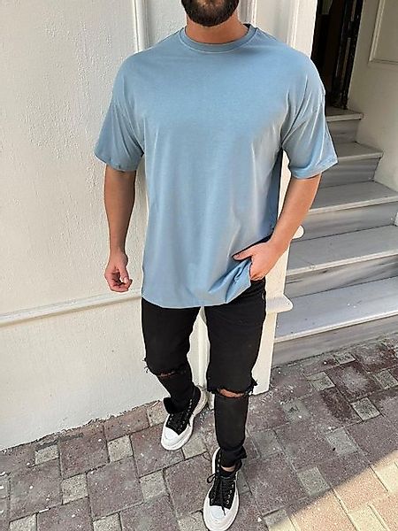 Megaman Jeans Oversize-Shirt Oversize Herren T-Shirt günstig online kaufen