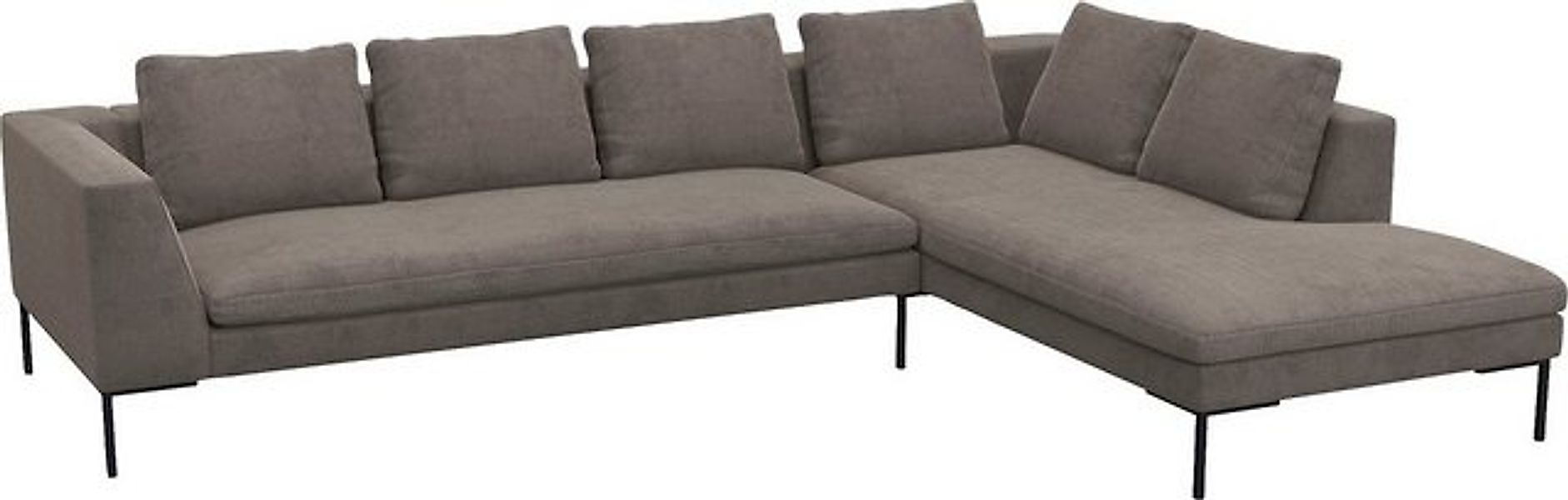 FLEXLUX Ecksofa Loano, superbequemer Sitzkomfort durch Kaltschaum im Sitz, günstig online kaufen